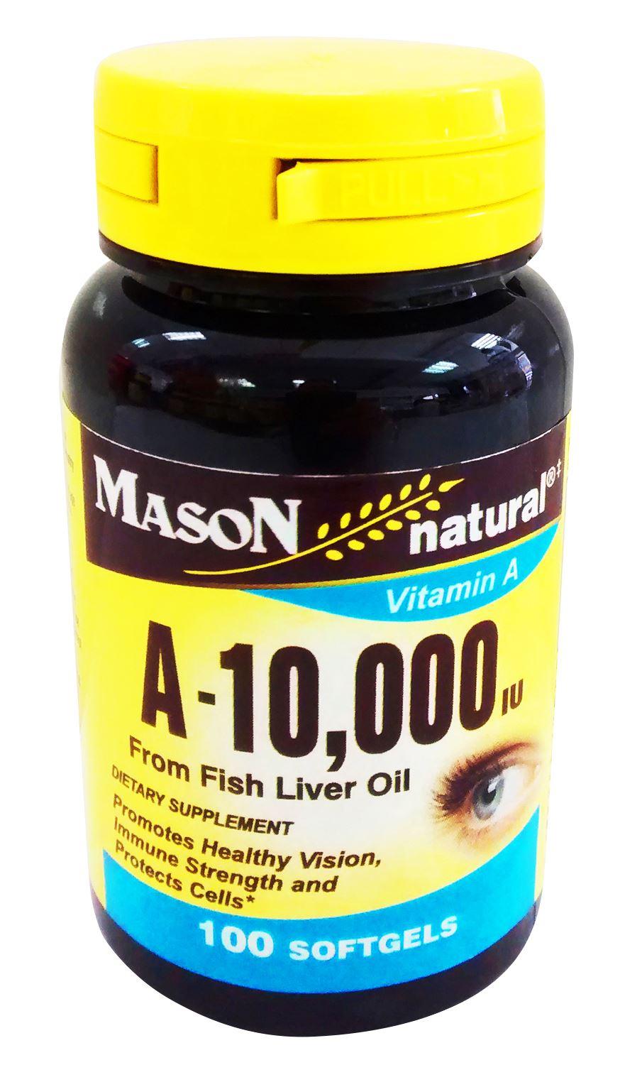 VITAMINA A 10,000 FISH L/OIL 131741
