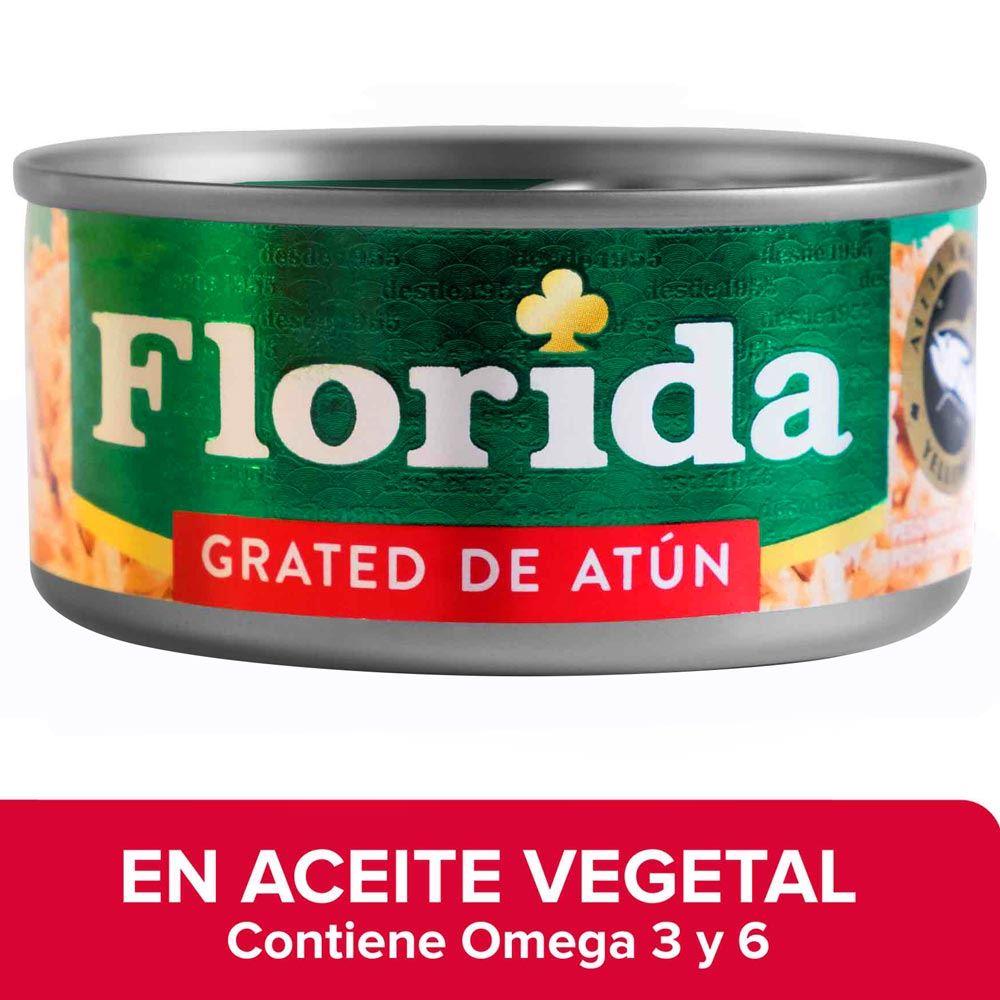 Grated de Atún FLORIDA en Aceite Vegetal Lata 165g