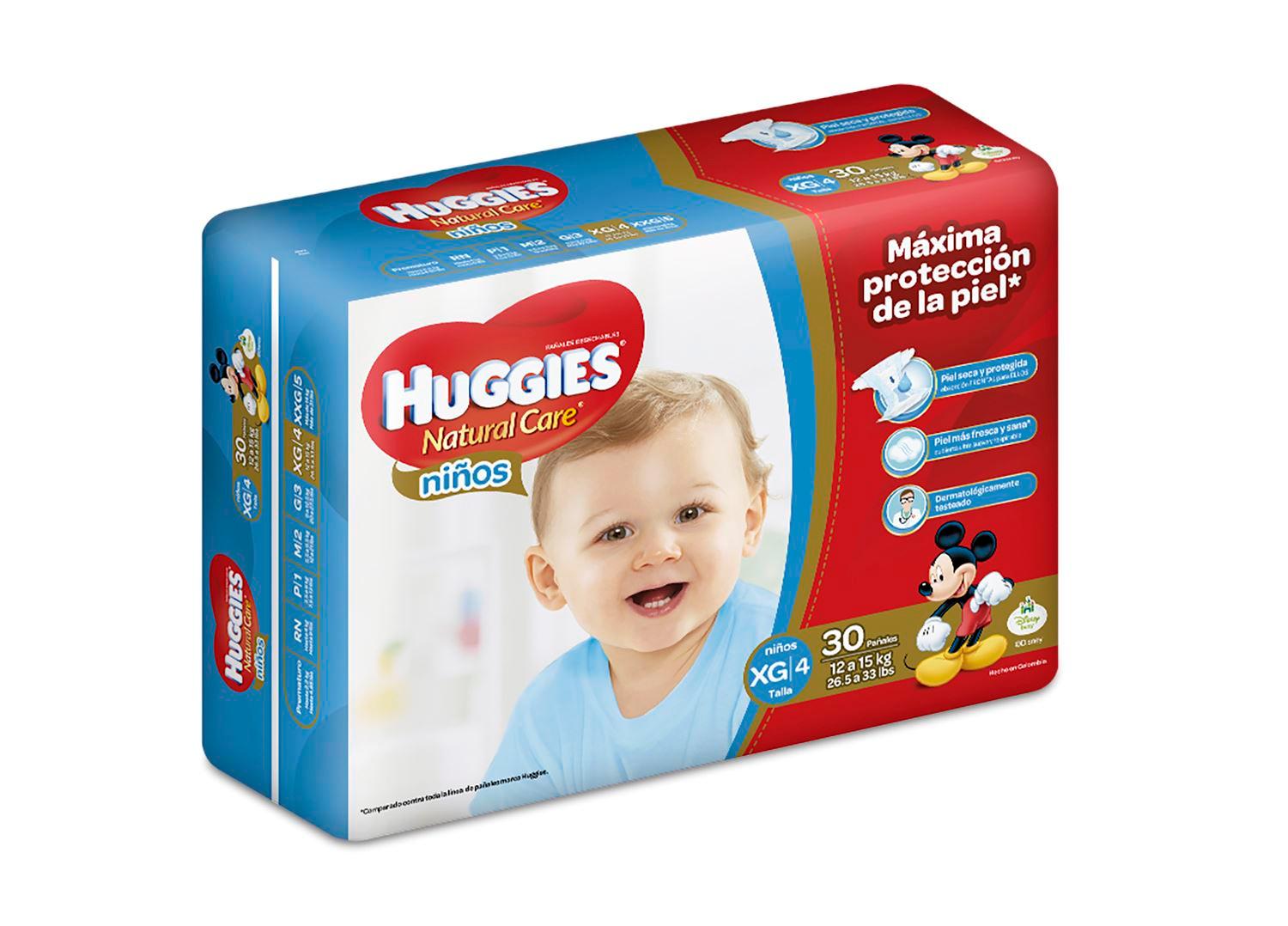 HUGGIES NAT CARE T/XG NIÑO 556426
